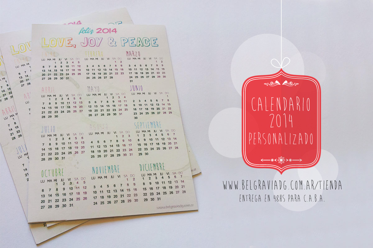 CALENDARIOS 2014