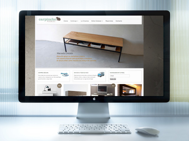 WEBSITE CARPINCHO MUEBLES